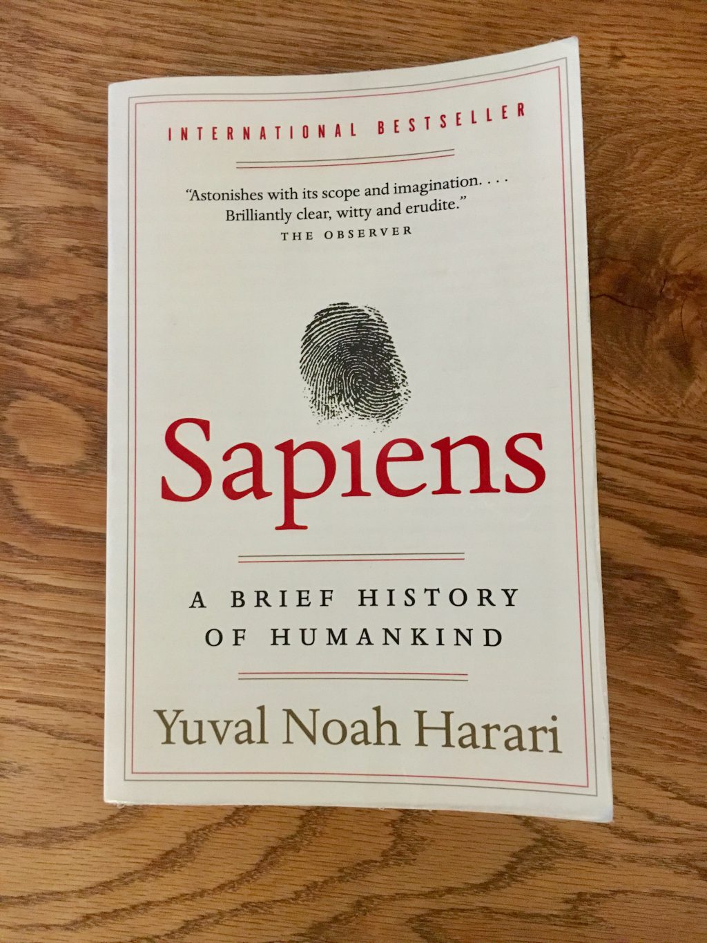 Sapiens A brief history of humankind